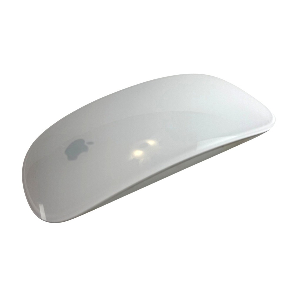 Apple Magic Mouse A1296 Wireless Bluetooth White Silver Tested Works